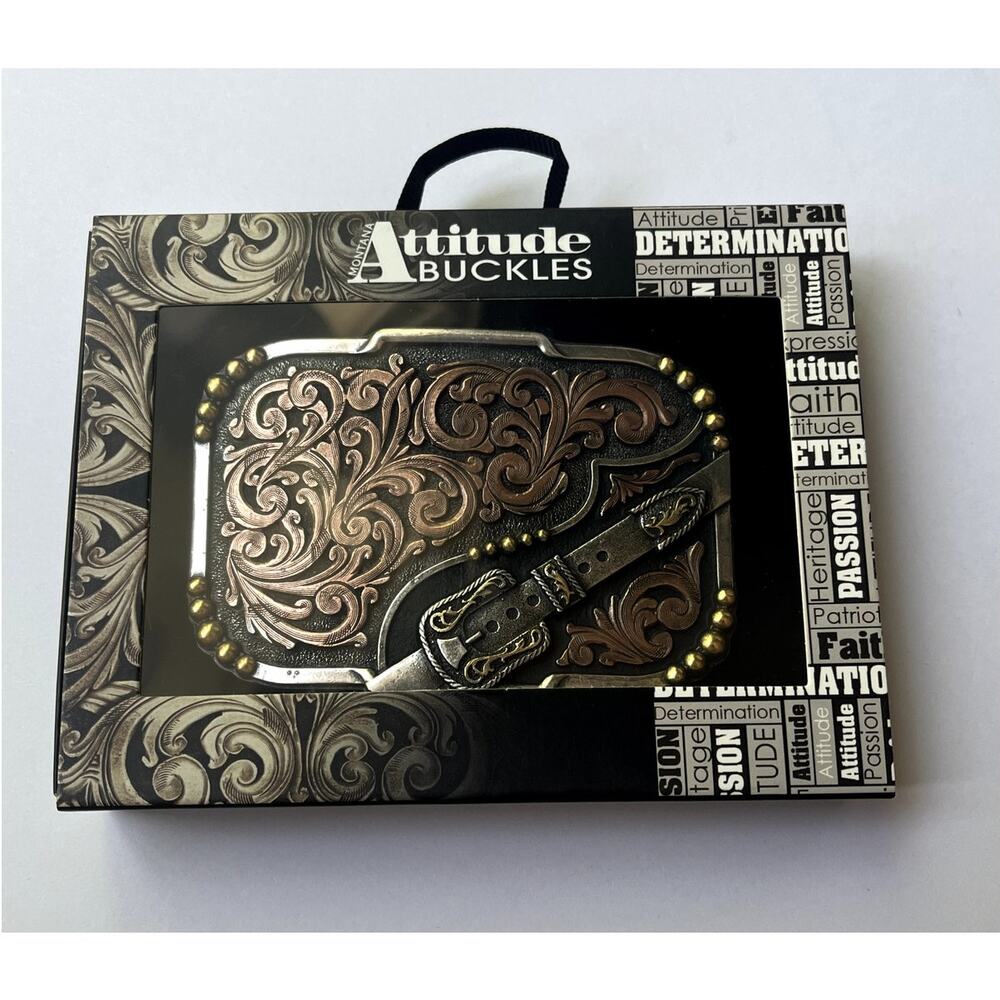 Montana Silversmiths Belt Western Country Belt Buckle